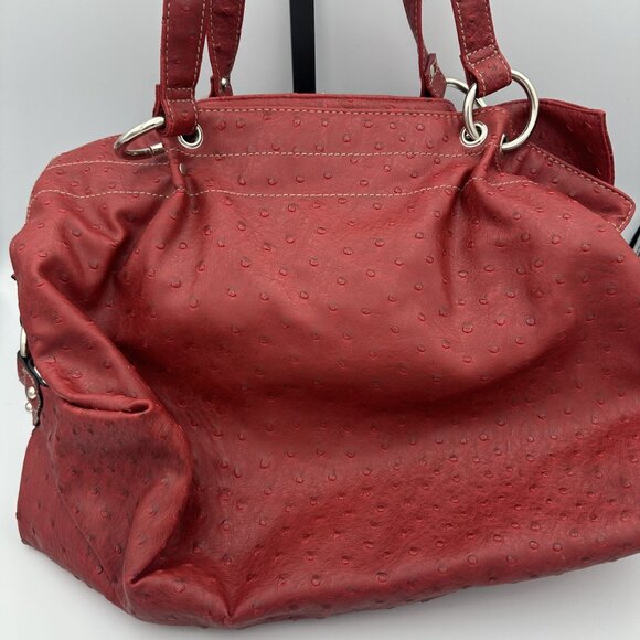 Rosetti Red Faux Leather Tote Bag - Picture 4 of 6